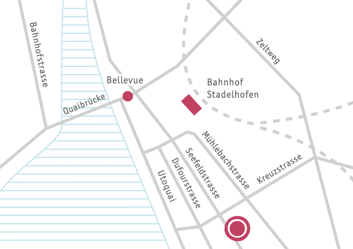 Karte Zürich